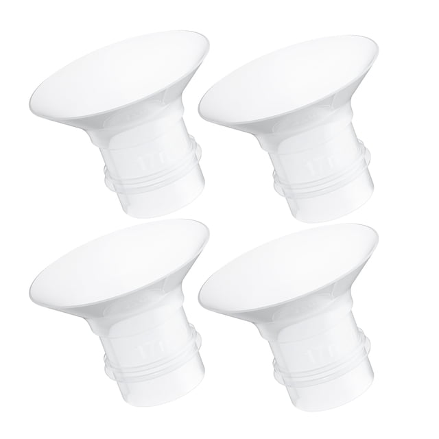 Insertos de Brida de Repuesto para Extractor de Leche Paruu P16 de 17 mm, Paquete de 4