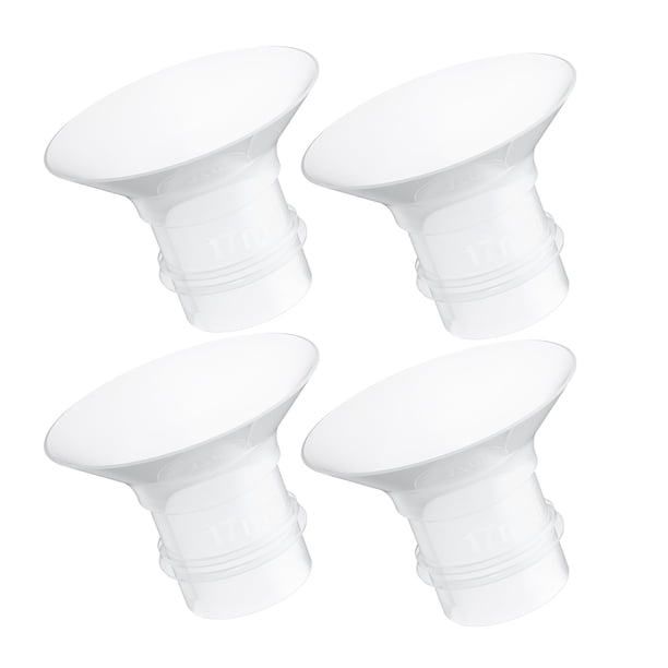 Insertos de Brida de Repuesto para Extractor de Leche Paruu P16 de 17 mm, Paquete de 4