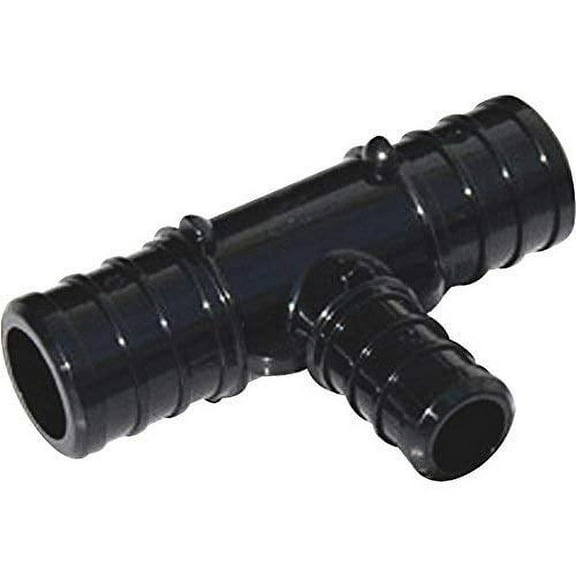 SharkBite UP412A10 Poly PEX Pipe Tee, 3/4 x 3/4 x 1/2 In., 10-Pk. - Quantity 1