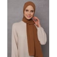 thumbnail image 3 of Crepe Jazz Shawl - Light Brown - 17 - Tuva, 3 of 5