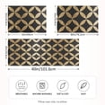 thumbnail image 2 of Yayeee Pillowcase Standard Size Set of 2 Satin Wrinkle Resistant Pillow Case, Black Geometric, 2 of 8