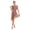 Brown, variant on Sholeno Womens Rhinestone Ruched Mesh Lyrical Dance Dress for Figure Skating Ballet Gymnastics Leotard Dancewear Black M