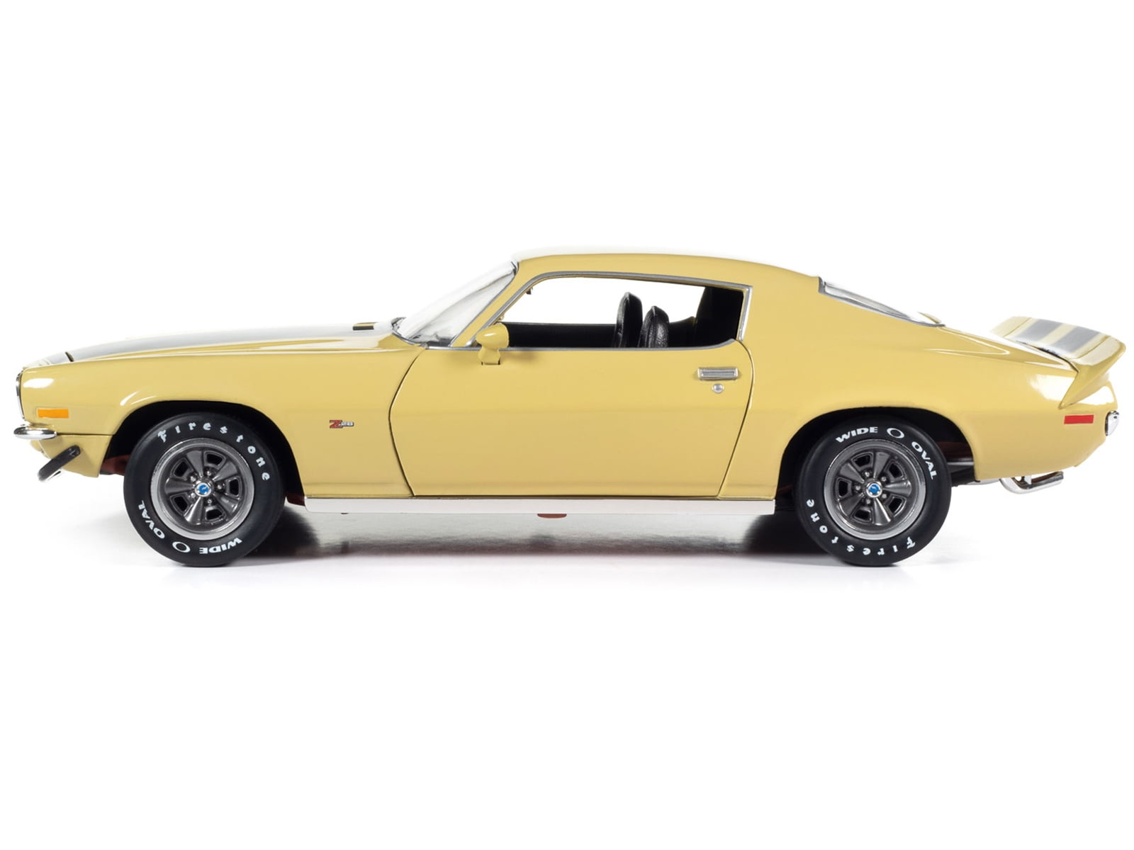 オートワールド 1/18 1972カマロ クリームイエロー/ブラックストライプ 138e41af-18d7-45f8-8e3c-