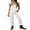 White, variant on Womens Overalls Denim Long Jumpsuit Fit Wide Leg Bib Stretch Baggy Jeans Jumpsuit Y2K Comfy