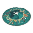 thumbnail image 2 of Bingfone Christmas Tree Skirt Mat Christmas Decoration Interior 36"-Around The Planet, 2 of 8