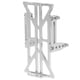 thumbnail image 2 of BRI Reemplazo del parachoques de la placa de batería de aleación de aluminio RC para Axial SCX24 90081 C10 1/24 RC CarSilver, 2 of 10
