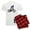 With Red Plaid Pant, variant on CafePress - Funny Shark Riding Bicycle Men's Light Pajamas - Men's Light Loose Fit Cotton Pajama Set