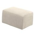 thumbnail image 4 of Footstool Cover Ottoman Slipcovers Footrest Pouf Sofa Accessories - Beige XL, 83 to 116cm 18Beige XL, 4 of 10