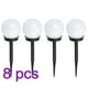 thumbnail image 1 of Lámpara de suelo para exteriores, con energía solar, jardín, patio, paisaje, impermeable, con forma de bola, luz de suelo, 1 pieza Yuarrent  HA7088-02B*8, 1 of 7