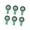 Green, variant on Yihuala 6Pcs Adjustable Strap Wearable Compasses Clear Display Outdoor Compasses Watches For Students Travelers Hiker Enduring