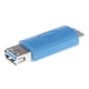 thumbnail image 2 of Adaptador OTG Micro USB 2. Hugo Metal Azul Para Smartphone Galaxy/3S, 2 of 5