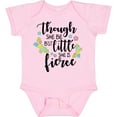 thumbnail image 3 of Inktastic Though She Be but Little She is Fierce Shakespeare Girls Baby Bodysuit, 3 of 5