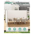 thumbnail image 4 of 71''x236'' Retractable Double Side Awning for Patio, Water & UV Resistant Retractable Privacy Screen, Outdoor Retractable Folding Privacy Screen Divider for Garden, Backyard, Balcony, 4 of 8