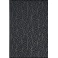 thumbnail image 1 of Indoor Outdoor custom size area rugs made in USA pattern Geometrical comes in Ten colors and Nine shapes rectangular,round,square,runners,oval,hexagon,octagon,half round - Dark Grey, 3' x 6' Area Rugs, 1 of 1