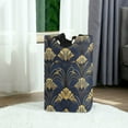 thumbnail image 6 of Yayeee Freestanding Laundry Hamper with Handle Collapsible Large Storage Basket for Clothes, Gold Art Pattern, 6 of 7