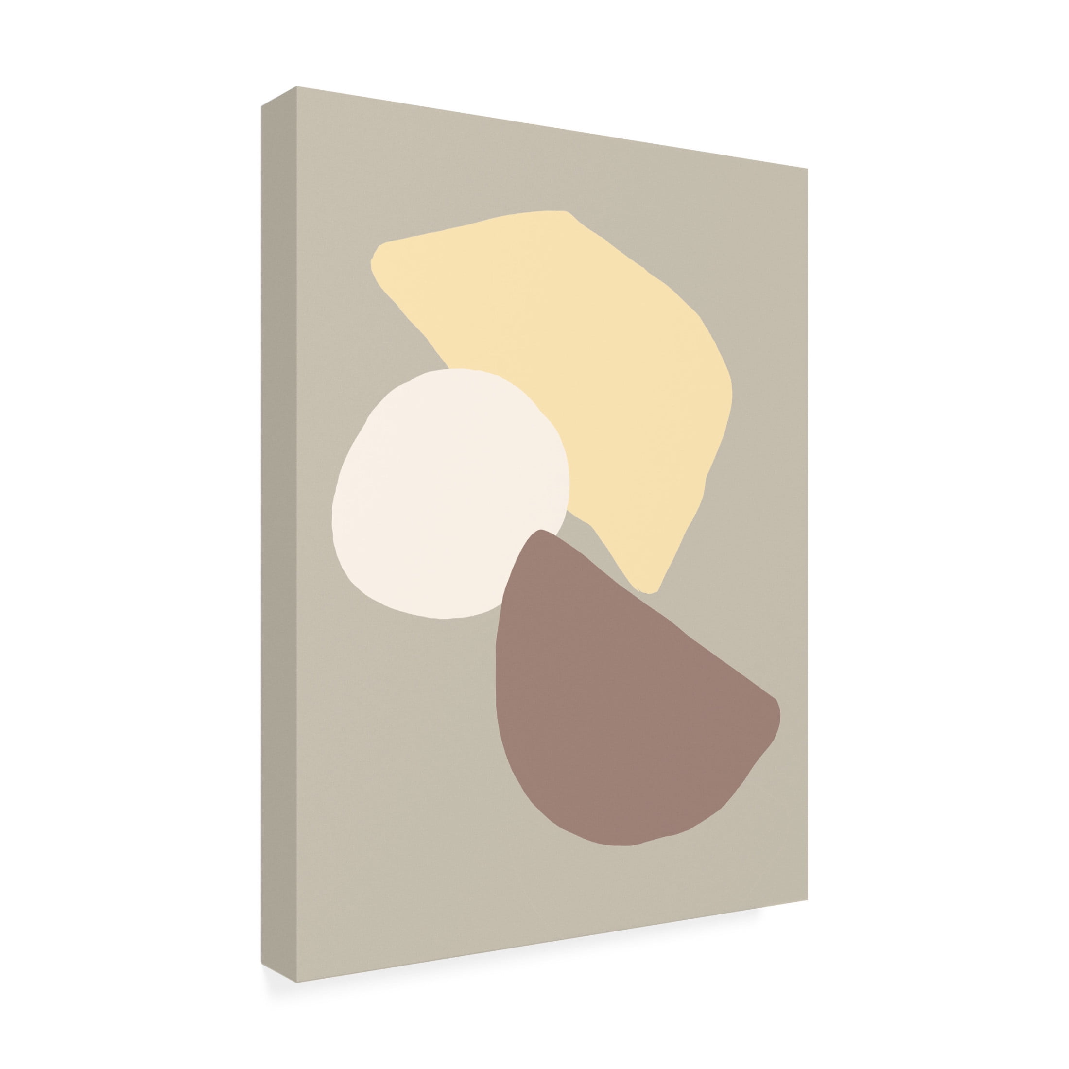 Trademark Fine Art Pictufy Studio  Geometrical Fields Yellow Canvas Wall Art