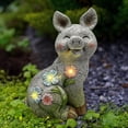 thumbnail image 1 of Figuras de Cerdito Solar para Jardín con Luces LED Leekung, 1 of 8