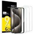 thumbnail image 1 of Protector de pantalla NEW'C para iPhone 15 Pro Max 6.7" - Pack de 3, 1 of 7