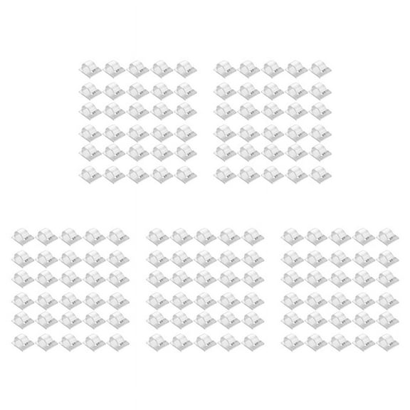 Hooks for Outdoor String Lights Clips 150 Pack Clips Clear Light Hook with 150 Waterproof Adhesive Backing