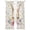 Off-white, variant on Bunny Easter Sheer Curtains 45 Inch Length 2 Panels Set Window Treatments, Pink Plaid Spring Floral Pastoral Rod Pocket Semi Curtains for Living Room/Bedroom/Kitchen Décor, 104"W x 45"L