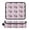 Pink Vintage Roses Pattern, variant on Hair Tool Organizer Bag with Heat Resistant Mat Removable Travel Storage Case for Hot Air Brushes Curling Irons Red Roses and Hearts Pattern