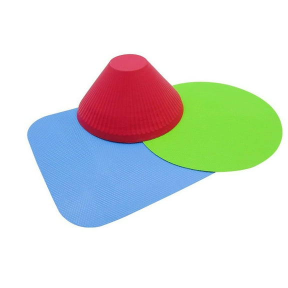 3Pcs Manual Rubber Anti-Skid Round Gripper Pad Bottle Kitchen Jar Opener,Rubber Bottle Opening Pad