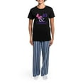 thumbnail image 4 of CafePress - 40 And Fabulous Women's Dark Pajamas - Women's Short Sleeve Print T-Shirt and Pants Dark Cotton Pajama Set, 4 of 7