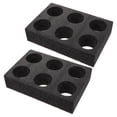 thumbnail image 1 of Miangastore 2Pcs Takeout Pearl Wool Cup Trays Milk Tea Holders Packing Drink Carriers, 1 of 8