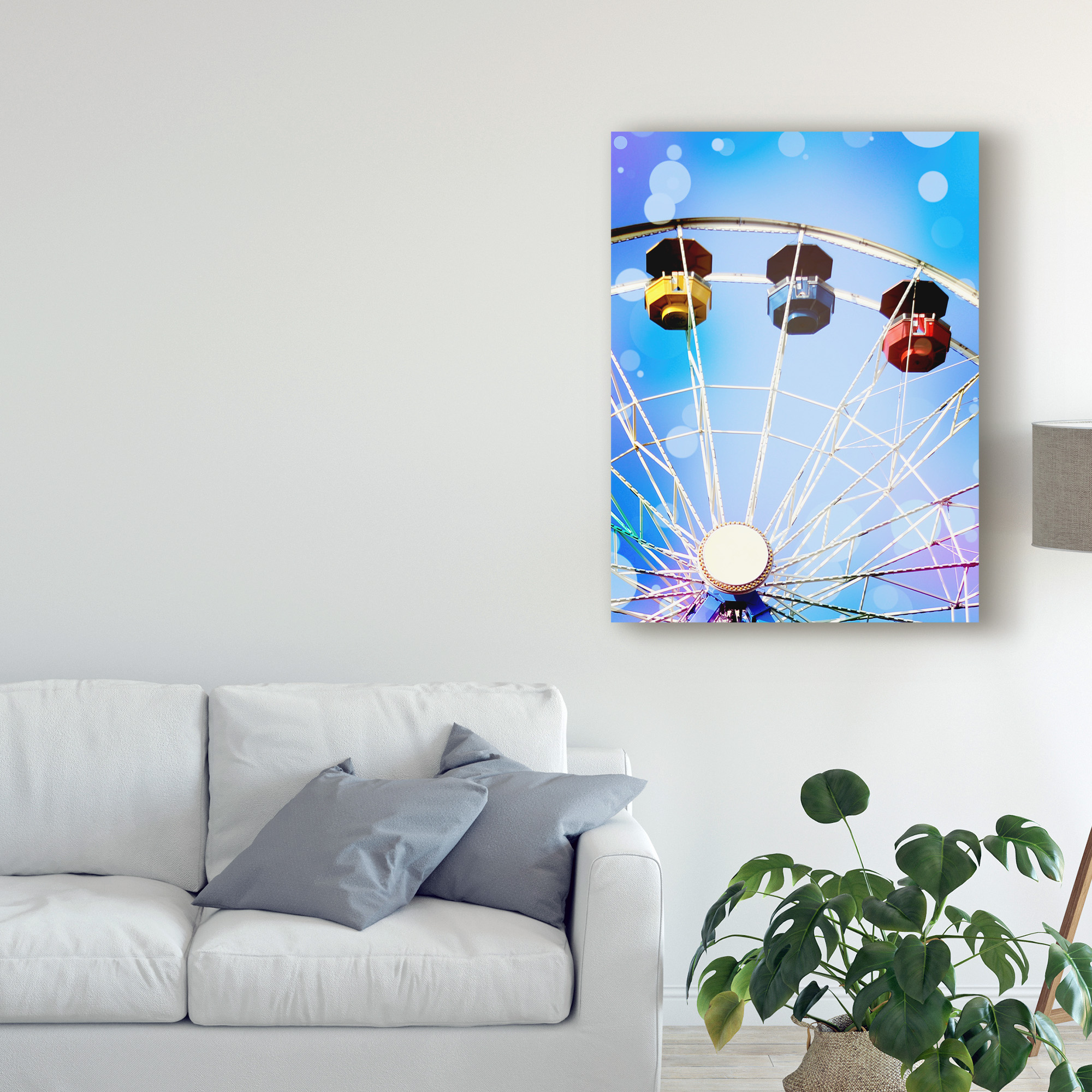 Trademark Fine Art 'Carnival Blues III' Canvas Art by Sylvia Coomes