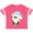 Football Pink and White, variant on Cute Christmas Penguin in Blue Hat Boys or Girls Toddler T-Shirt