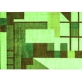 thumbnail image 1 of Ahgly Company Indoor Rectangle Oriental Green Modern Area Rugs, 8' x 12', 1 of 4