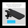 thumbnail image 3 of Armrest Pad Desk Computer Support Mouse Pad Wrist Support Arm Bracket Folding Keyboard Elbow Support Pad Black,1 x armrest bracket,Black, 3 of 10