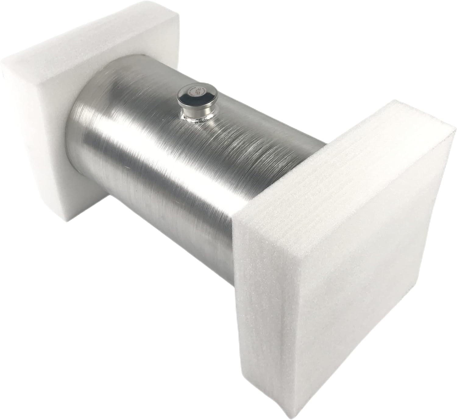 JSD 17 3/8 Gallon Universal Aluminum Gas Tank / Fuel Tank 12 x 36 Center Fill 3/8" NPT Outlet Auxiliary