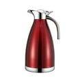 thumbnail image 1 of MasteelfCA Stainless Steel Water Bottle Pot Insulated Kettle Thermal Bottle Household Water Container for Home Restaurant (Wine Red 1.5L Single-layer Cold Water Pot), 1 of 7