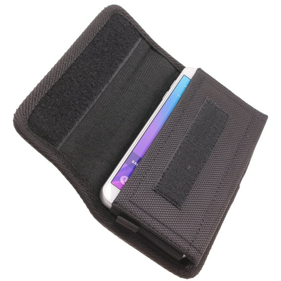 Rugged Case Belt Clip for Google Pixel 5a 5G Phone - Holster Canvas Cover Pouch Carry Protective L2W