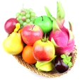 thumbnail image 2 of Modelo de fruta de simulación, fruta falsa, accesorios de simulación de vegetales, uva, plátano, manzana, decoración de restaurantes, material didáctico escolar, 2 of 3