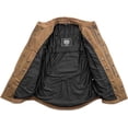 thumbnail image 4 of First Mfg Co - The Moto Shirt - Recycled Canvas - Motorcycle Biker Riding Shirt - Canvas - Olive Green - 2X Large, 4 of 4