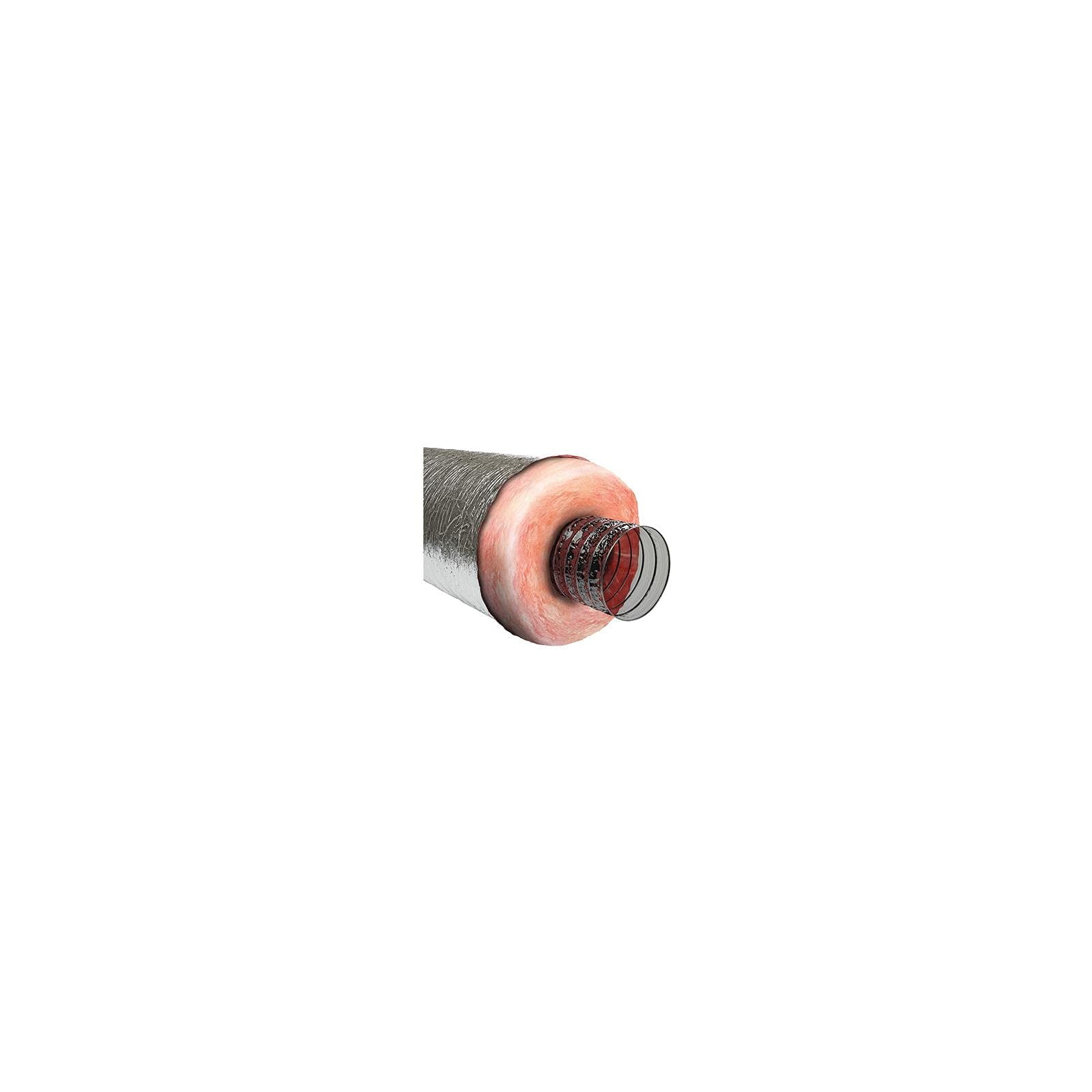 Imperial MEA-0425-6 MEA Air Duct, Polyester Core, Metalized Outer Jacket, 4 In. x 25 Ft. - Quantity 1