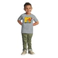 thumbnail image 3 of Retro Classic MTV Collage Logo Toddler Boy Girl T Shirt Infant Toddler Brisco Brands 6M, 3 of 6