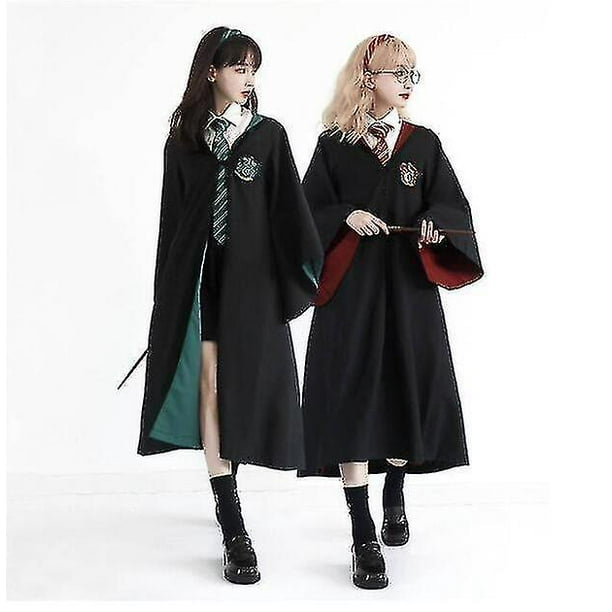 Juego de 6 piezas de Harry Potter Mago mágico Cosplay Disfraz Capa Disfraz +