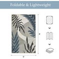 thumbnail image 2 of Outdoor & Indoor Area Rug 5'x8', Waterproof, Non-Shedding, Easy Cleaning, Leaf Mat for Patio, Living Room, Balcony, Dining Room, RV, Deck, Bedroom, Camping, Outside Carpet, Beige Grey, 2 of 10