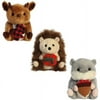 Aurora 3 Piece Value Holiday Christmas 5" Rolly Pets Set (Hedgehog, Reindeer, and Chipmunk)