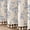 Blue, variant on Sanmadrola No Hooks Floral Plant Shower Curtain with Snap-in Fabric Liner Set, Faux Cotton Linen, Perfect for Bathroom Hotel Luxury Decor, Washable Waterproof with Tassels and Sheer Window, 71Wx74H