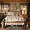 thumbnail image 3 of Juego de 2 lámparas de mesa Hamud Rustic Farmhouse Bear con USB, 3 of 7