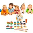 thumbnail image 4 of Juguetes de pesca magnéticos de , letras educativas, cognición, abc, juegos de clasificación , juegos para cumpleaños, Hugo Juego de pesca, 4 of 10