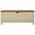 thumbnail image 3 of vidaXL Storage Box with Cushion Sonoma Oak 105x40x45 cm, 3 of 4