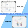 thumbnail image 5 of Weekly Dry Erase Board for Wall, 16" x 12" Magnetic Calendar White Board, Hanging Double-Sided Whiteboard, Small Portable for Planning, Drawing, Memo, to Do List, School, Home, Office, 5 of 8