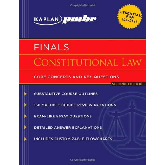Pre-Owned Kaplan PMBR FINALS: Constitutional Law: Core Concepts and Key Questions (Paperback) 1607140918 9781607140917
