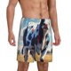 thumbnail image 2 of Fotbe Colorful Cow Pasture Pantalones Cortos de Pijama para Hombre, Ropa de Dormir, Pantalones de Pijama Cortos para Hombre-XX-Large, 2 of 6