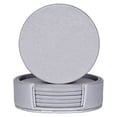 thumbnail image 1 of Posavasos de mármol para bebidas a prueba de arañazos 6 piezas posavasos plata Sunnimix Posavasos para bebidas, 1 of 7